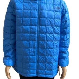 $240 The North Face TNF Thermoball Eco Full Zip Jacket Sonic Blue Men XXL 2XL